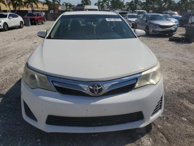 4T4BF1FK6CR205746 - 2012 TOYOTA CAMRY BASE თეთრი ფოტო 5