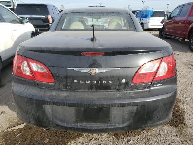 1C3LC65M38N289462 - 2008 CHRYSLER SEBRING LIMITED BLACK photo 6