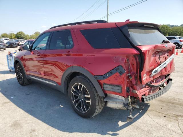 1FMSK8DH3LGA46379 - 2020 FORD EXPLORER XLT RED photo 2