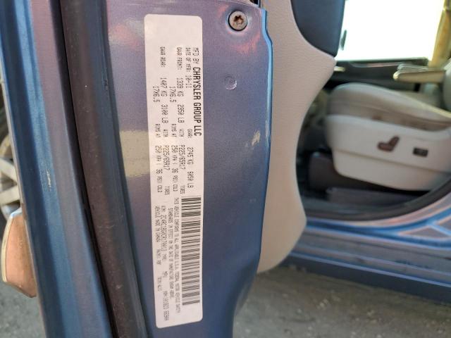 2C4RC1BG0CR170013 - 2012 CHRYSLER TOWN & COU TOURING BLUE photo 13