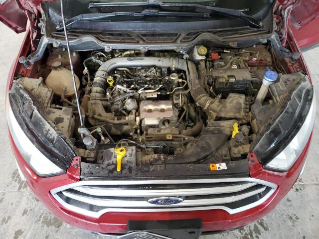 MAJ3P1TE2JC203564 - 2018 FORD ECOSPORT SE RED photo 11