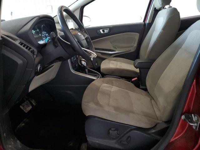 MAJ3P1TE2JC203564 - 2018 FORD ECOSPORT SE RED photo 7