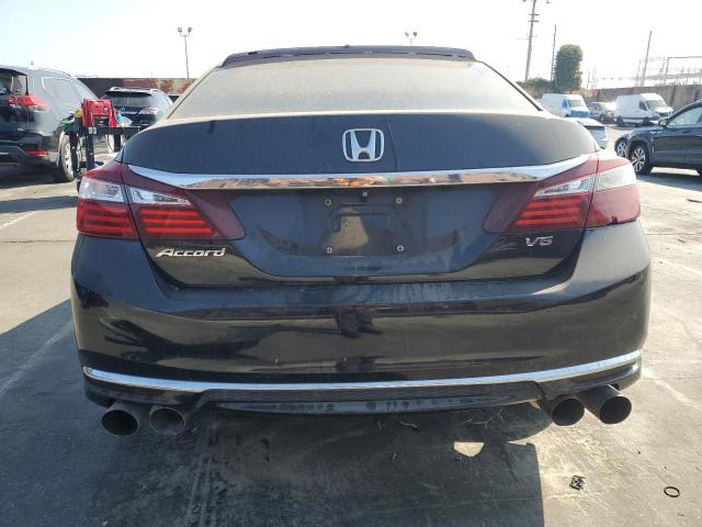 1HGCR3F84GA011445 - 2016 HONDA ACCORD EXL BLACK photo 6