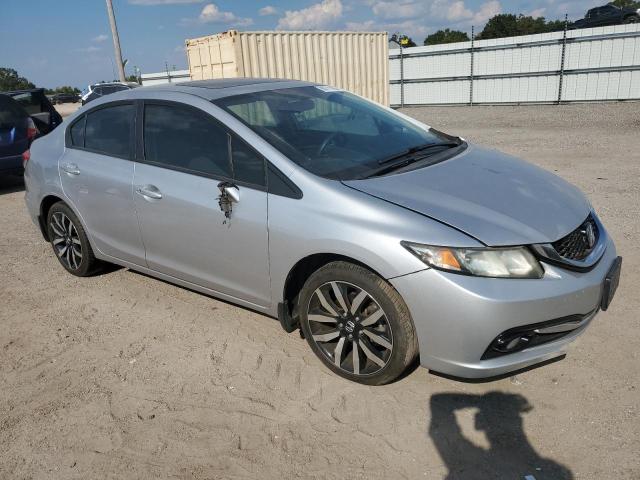 19XFB2F92EE055781 - 2014 HONDA CIVIC EXL SILVER photo 4