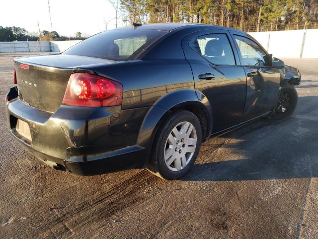 1B3BD4FB1BN591976 - 2011 DODGE AVENGER EXPRESS BLACK photo 3