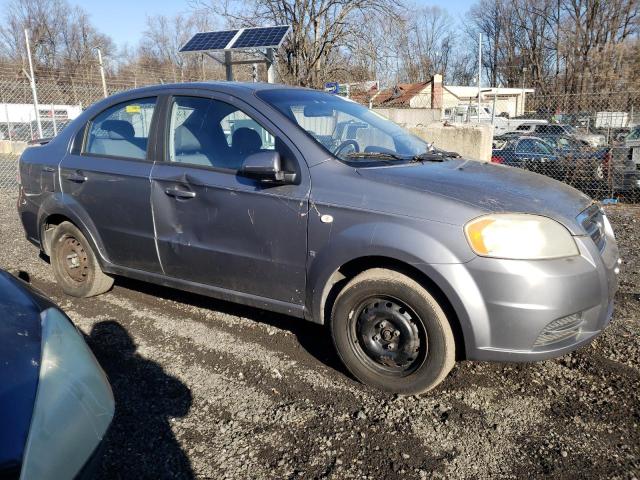 KL1TD56698B128500 - 2008 CHEVROLET AVEO BASE SILVER photo 4