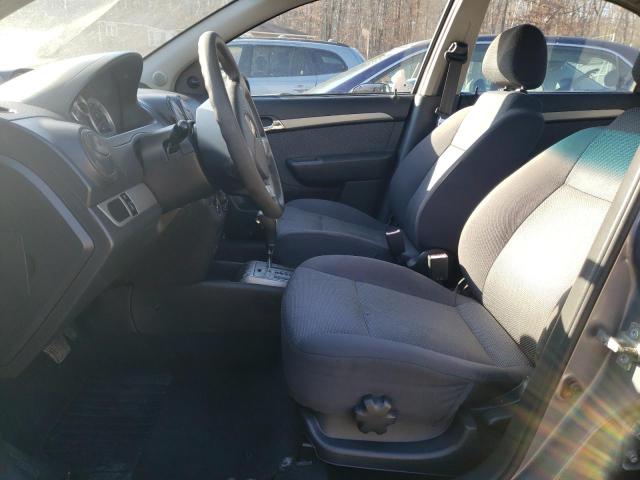 KL1TD56698B128500 - 2008 CHEVROLET AVEO BASE SILVER photo 7