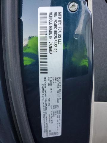 2C4RC1BG2NR182120 - 2022 CHRYSLER PACIFICA TOURING L BLUE photo 13