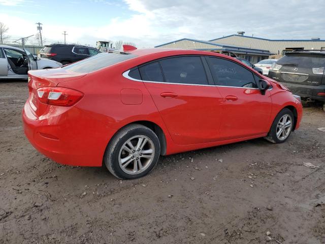 1G1BE5SM1G7290217 - 2016 CHEVROLET CRUZE LT RED photo 3