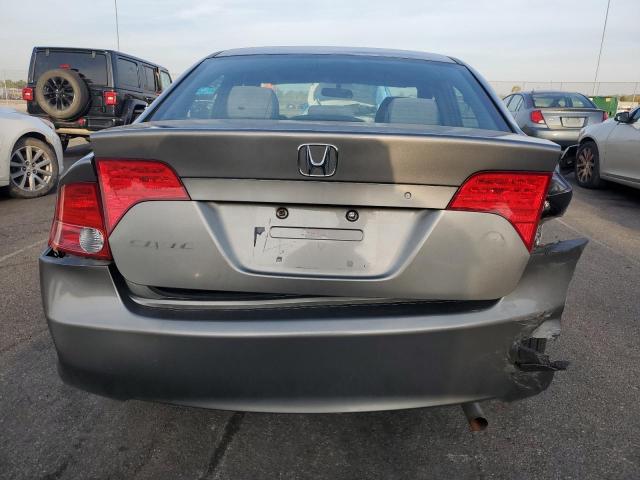 1HGFA16837L042831 - 2007 HONDA CIVIC EX GRAY photo 6