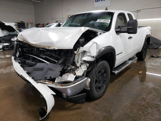 1GTR2VE78DZ349770 - 2013 GMC SIERRA K1500 SLE WHITE photo 1