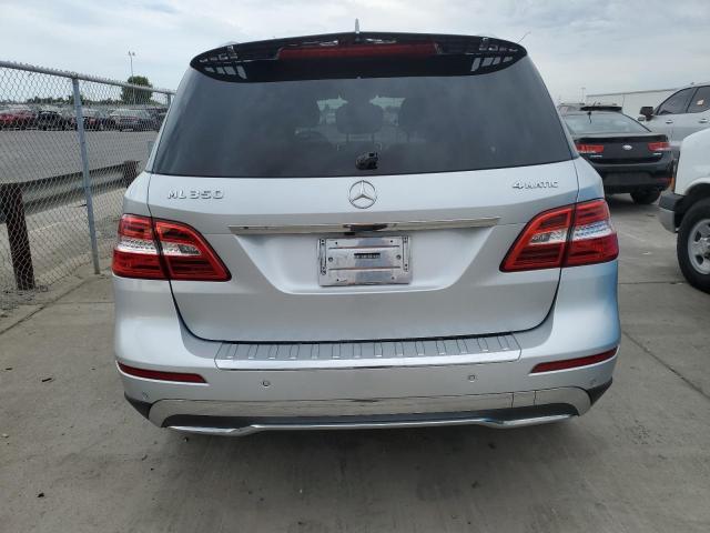 4JGDA5HB0DA245894 - 2013 MERCEDES-BENZ ML 350 4MATIC SILVER photo 6