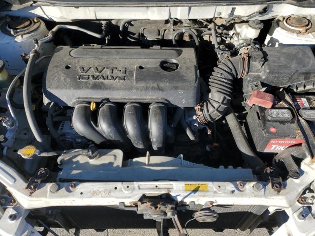 2T1KR32E27C657763 - 2007 TOYOTA COROLLA MA XR WHITE photo 12