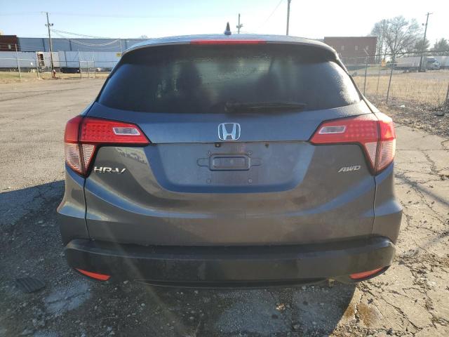 3CZRU6H51HG701596 - 2017 HONDA HR-V EX GRAY photo 6