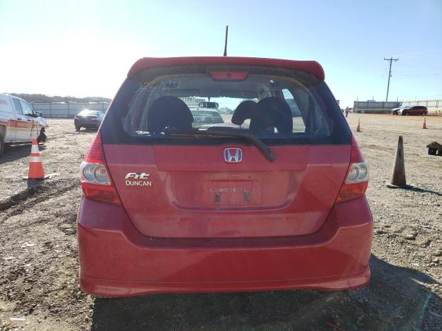 JHMGD37628S026614 - 2008 HONDA FIT SPORT RED photo 6