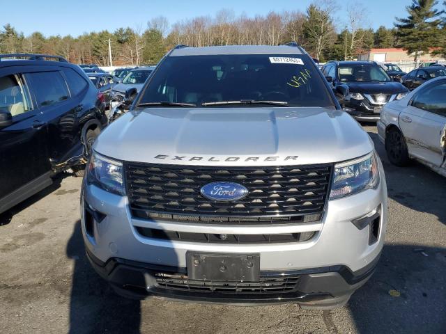 1FM5K8GT9KGA43790 - 2019 FORD EXPLORER SPORT SILVER photo 5