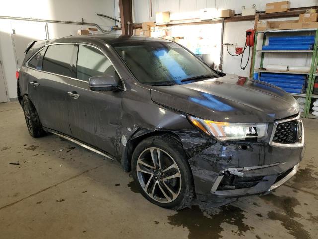 5FRYD4H42HB500761 - 2017 ACURA MDX NAVI GRAY photo 4