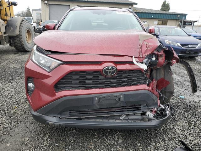 2T3P1RFV0LW100800 - 2020 TOYOTA RAV4 XLE RED photo 5