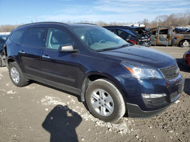 1GNKRFED7HJ181236 - 2017 CHEVROLET TRAVERSE LS BLUE photo 4