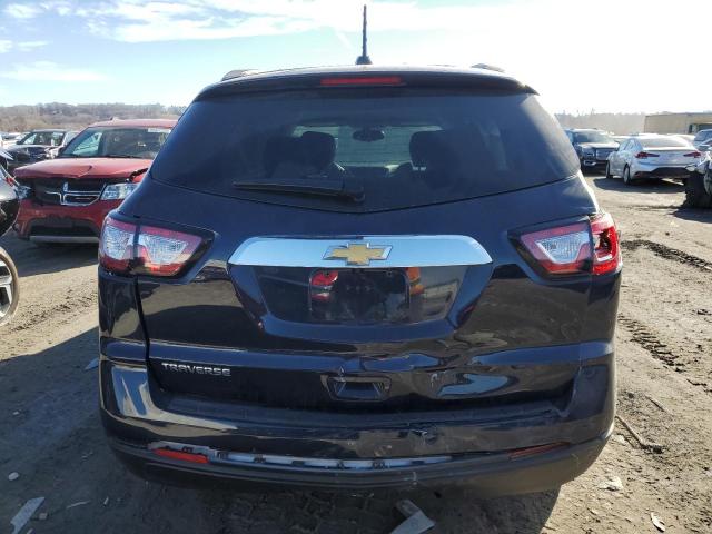 1GNKRFED7HJ181236 - 2017 CHEVROLET TRAVERSE LS BLUE photo 6