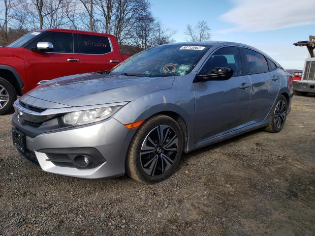 19XFC1F74HE014692 - 2017 HONDA CIVIC EXL GRAY photo 1