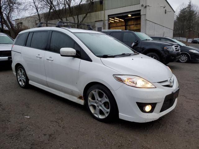 JM1CR2W31A0375283 - 2010 MAZDA 5 WHITE photo 4