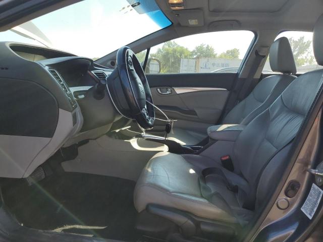 19XFB2F93DE078629 - 2013 HONDA CIVIC EXL ნაცრისფერი ფოტო 7