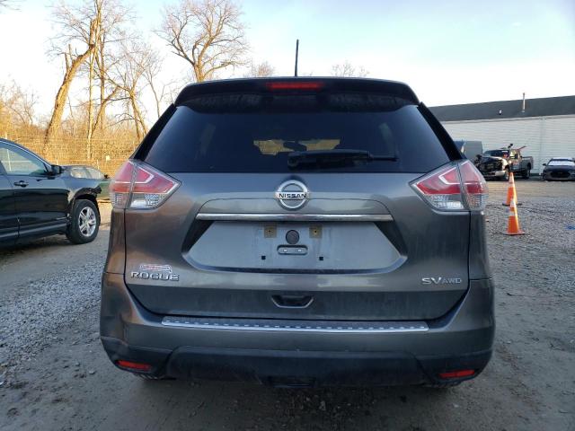 KNMAT2MVXFP522180 - 2015 NISSAN ROGUE S GRAY photo 6