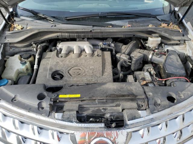 JN8AZ18W69W146619 - 2009 NISSAN MURANO S SILVER photo 11