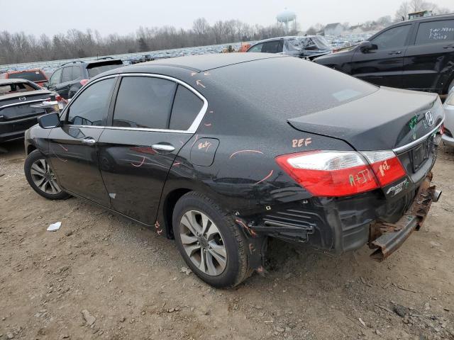 1HGCR2F36EA172455 - 2014 HONDA ACCORD LX BLACK photo 2