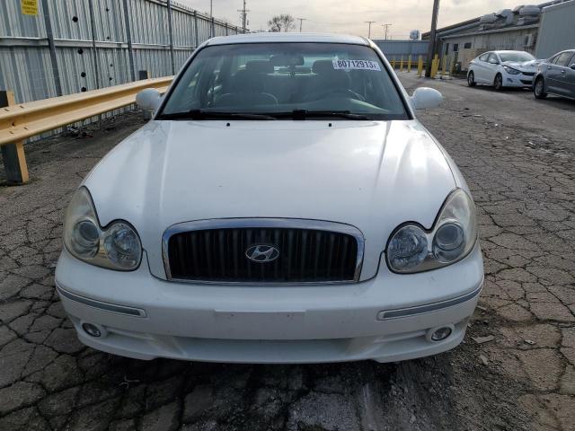 KMHWF35H35A126746 - 2005 HYUNDAI SONATA GLS WHITE photo 5