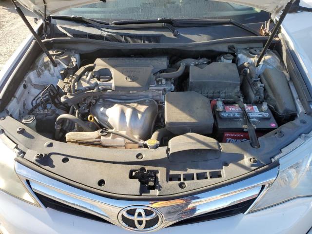 4T1BF1FK6CU520167 - 2012 TOYOTA CAMRY BASE WHITE photo 11