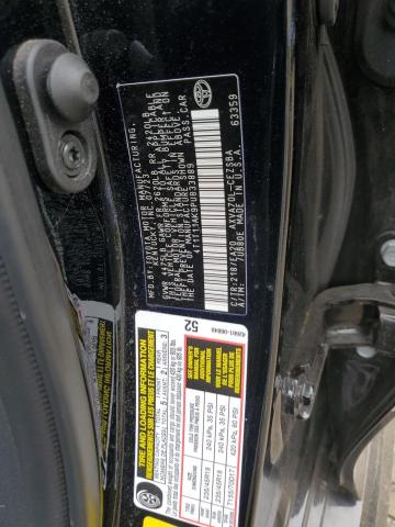 4T1T11AK9PU833889 - 2023 TOYOTA CAMRY SE NIGHT SHADE BLACK photo 12