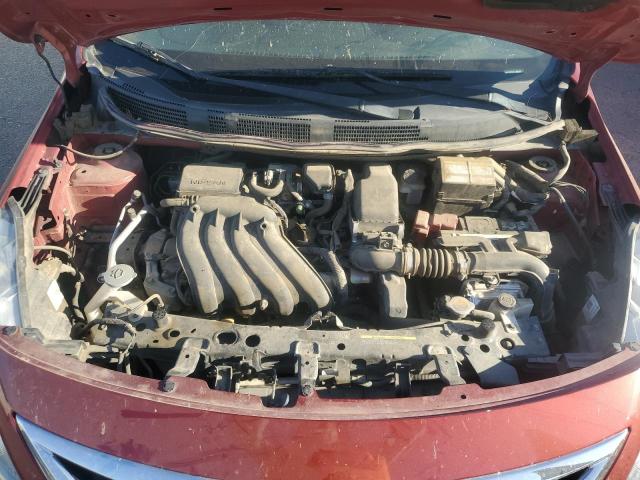 3N1CN7AP3JL869539 - 2018 NISSAN VERSA S RED photo 11