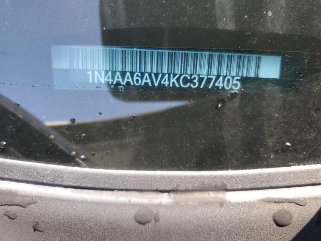 1N4AA6AV4KC377405 - 2019 NISSAN MAXIMA S Ağ foto 12