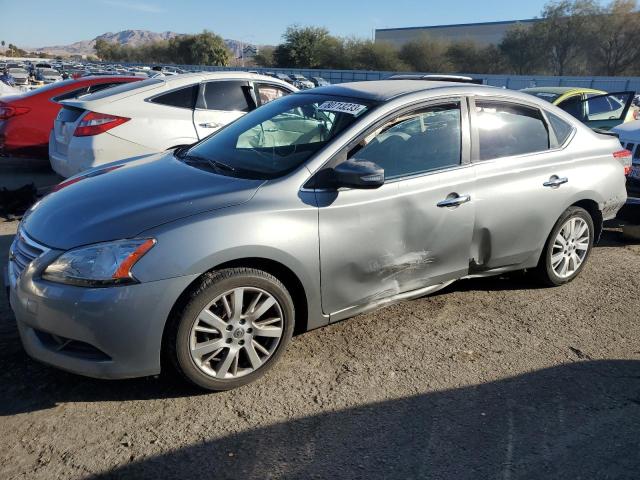 3N1AB7AP0DL669738 - 2013 NISSAN SENTRA S SILVER photo 1