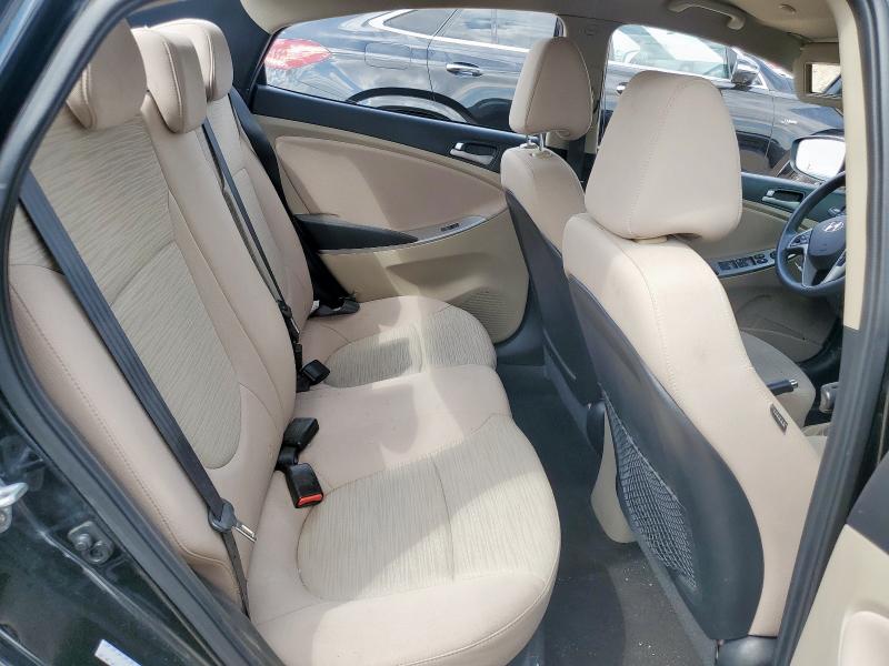 KMHCT4AE4HU357719 - 2017 HYUNDAI ACCENT SE BLACK photo 10