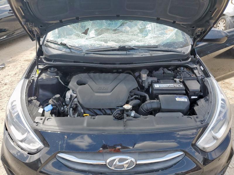 KMHCT4AE4HU357719 - 2017 HYUNDAI ACCENT SE BLACK photo 11