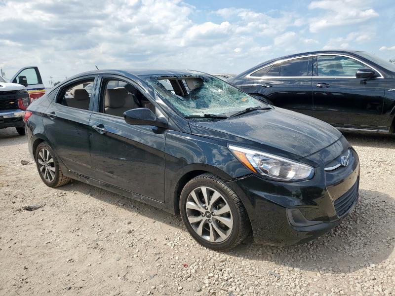 KMHCT4AE4HU357719 - 2017 HYUNDAI ACCENT SE BLACK photo 4