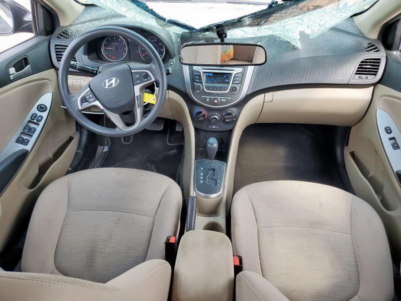 KMHCT4AE4HU357719 - 2017 HYUNDAI ACCENT SE BLACK photo 8