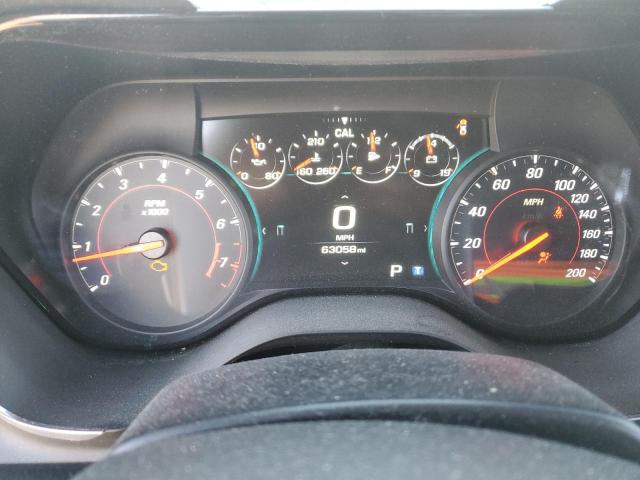 1G1FF1R76H0200187 - 2017 CHEVROLET CAMARO SS BLACK photo 9