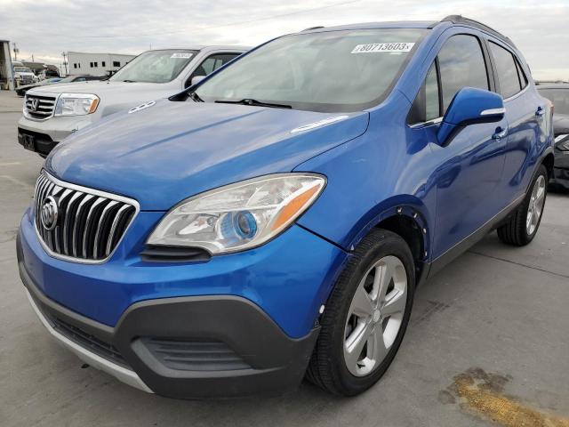 KL4CJASB4FB088086 - 2015 BUICK ENCORE BLUE photo 1