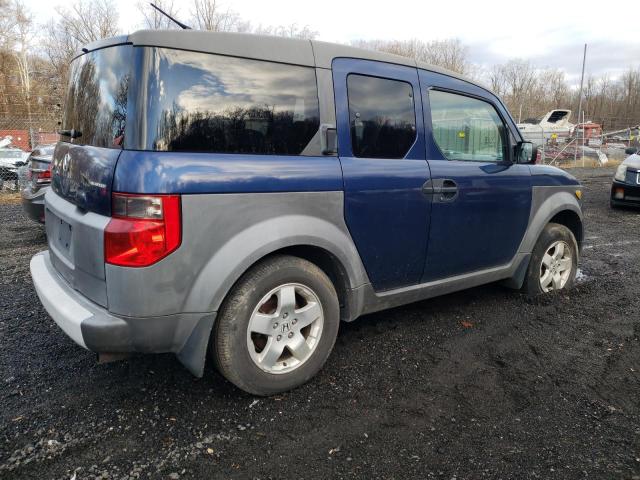 5J6YH28553L018224 - 2003 HONDA ELEMENT EX BLUE photo 3