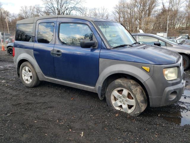 5J6YH28553L018224 - 2003 HONDA ELEMENT EX BLUE photo 4