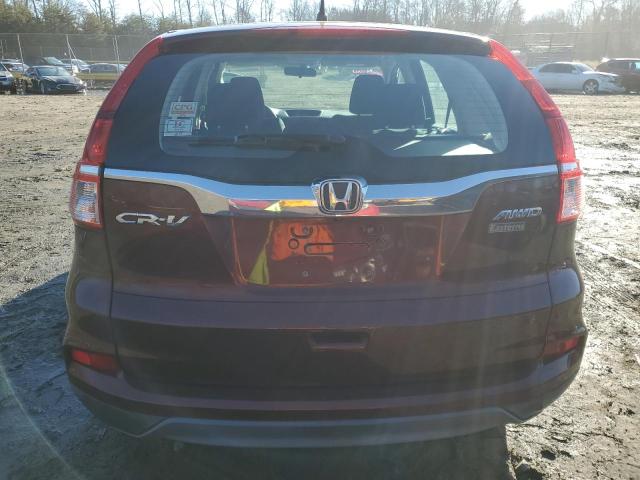 5J6RM4H36FL023818 - 2015 HONDA CR-V LX BROWN photo 6