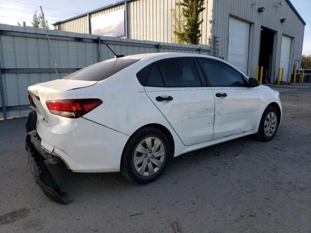 3KPA24AB6JE053249 - 2018 KIA RIO LX WHITE photo 3