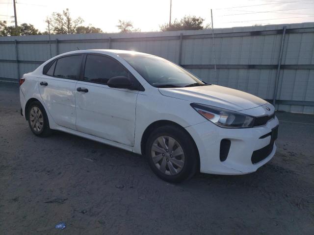 3KPA24AB6JE053249 - 2018 KIA RIO LX WHITE photo 4