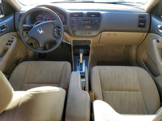 1HGES16503L031410 - 2003 HONDA CIVIC LX SILVER photo 8