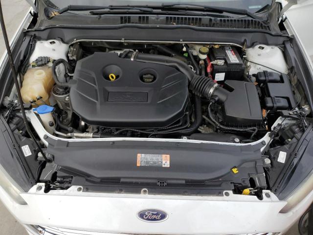 3FA6P0H90ER276930 - 2014 FORD FUSION SE WHITE photo 11