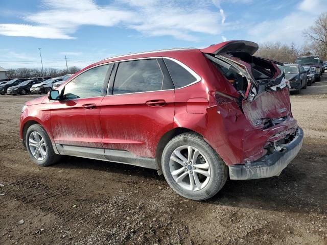 2FMPK4J94LBB40175 - 2020 FORD EDGE SEL RED photo 2